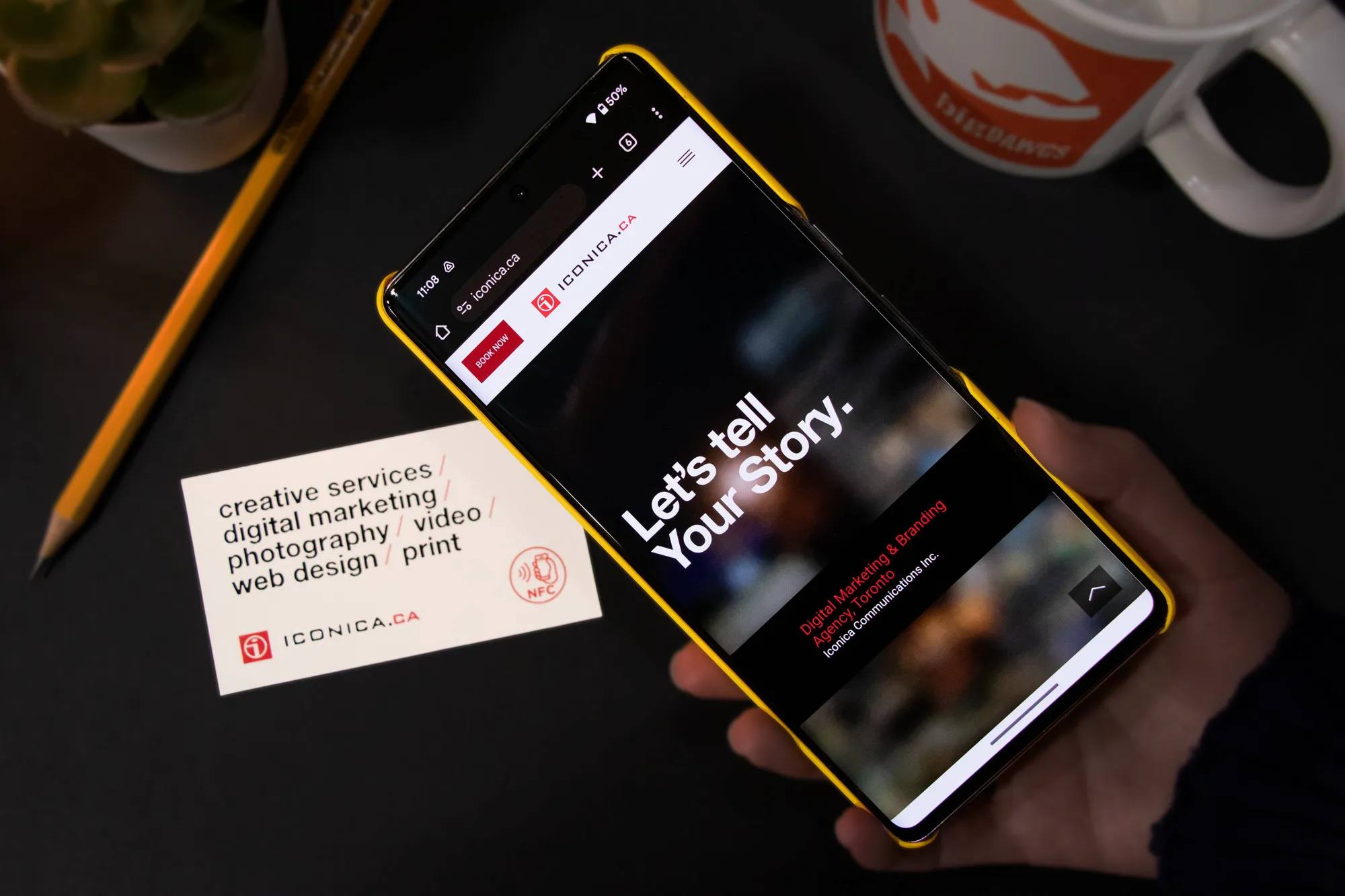 NFC business card - Iconica Communications